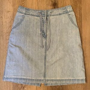 Vintage Denim Mini Skirt